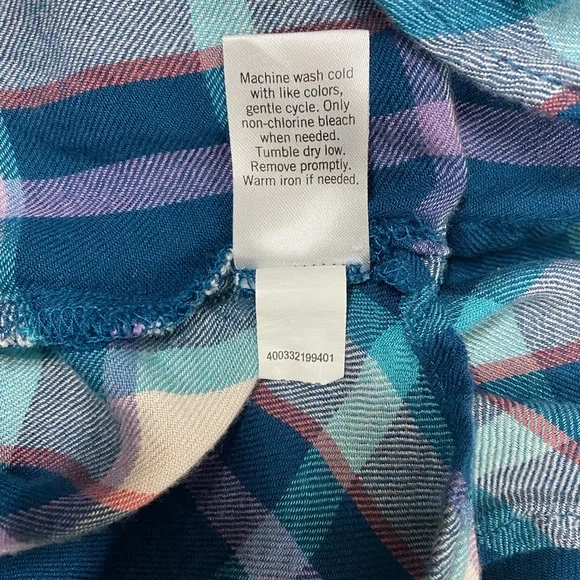 Sonoma Women’s Modal Short Sleeve V Neck Pullover Sleep Shirt Blue Size Medium - Picture 6 of 7